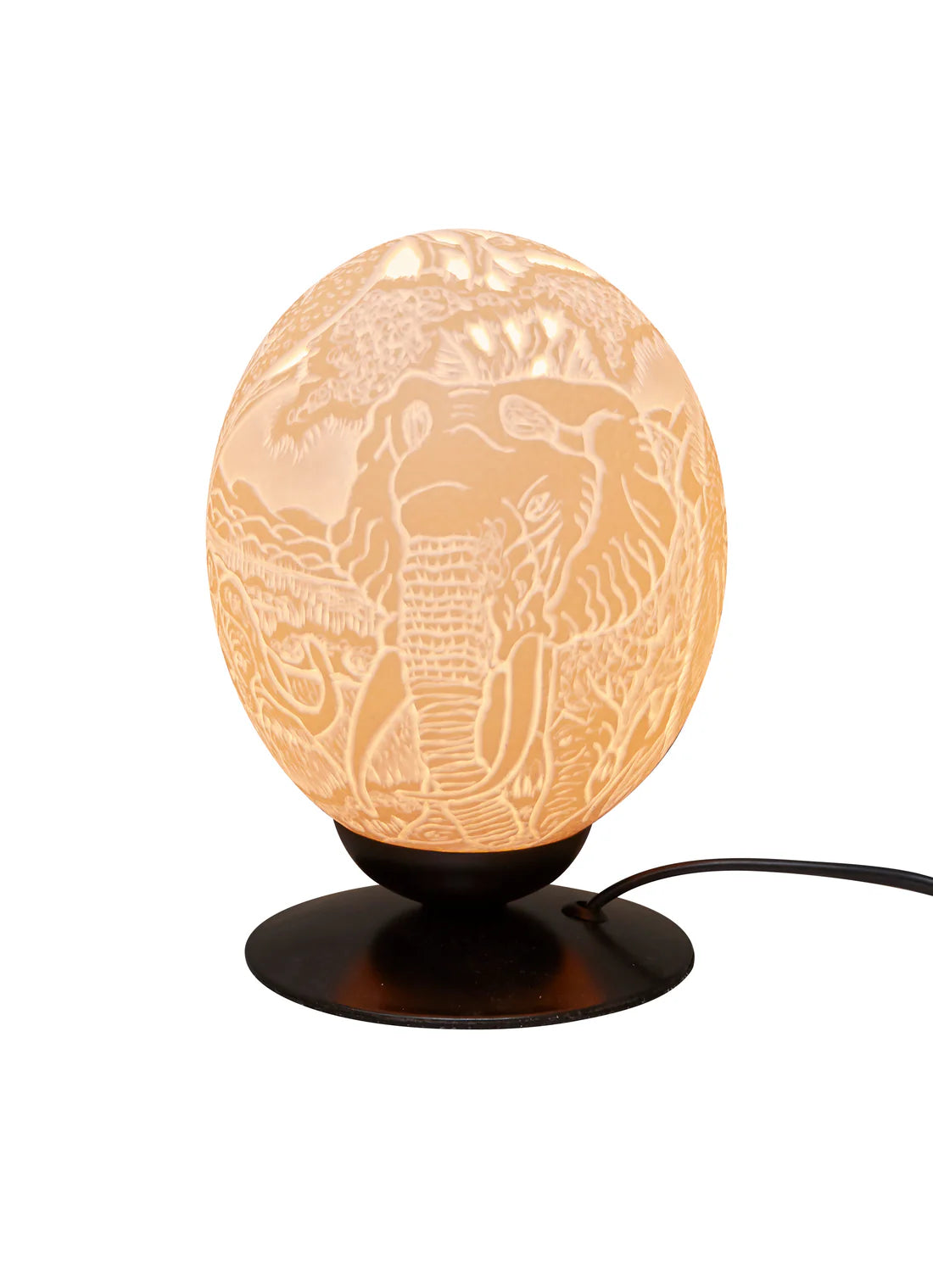Mild Steel Ostrich egg lamp stand 0mm (excludes egg)