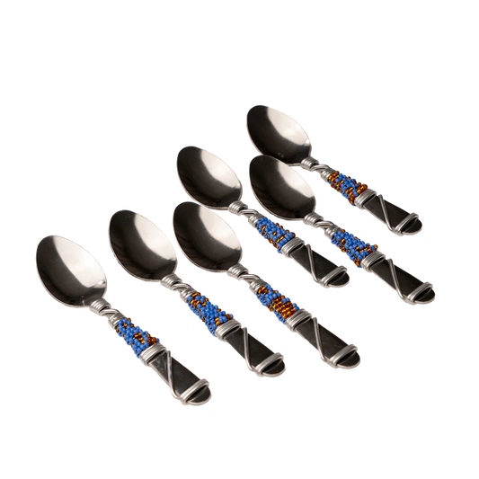 BEADED TEASPOON SET