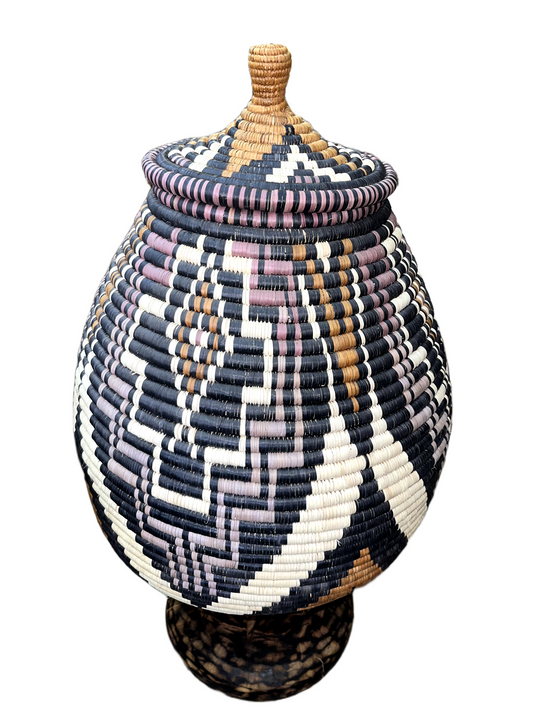 African Zulu Ukhamba Basket