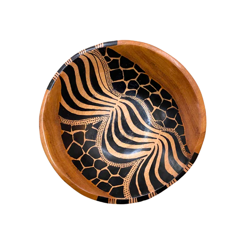 CARVED LIGHTWEIGHT WOODEN BOWLS
