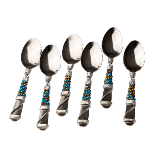 BEADED TEASPOON SET
