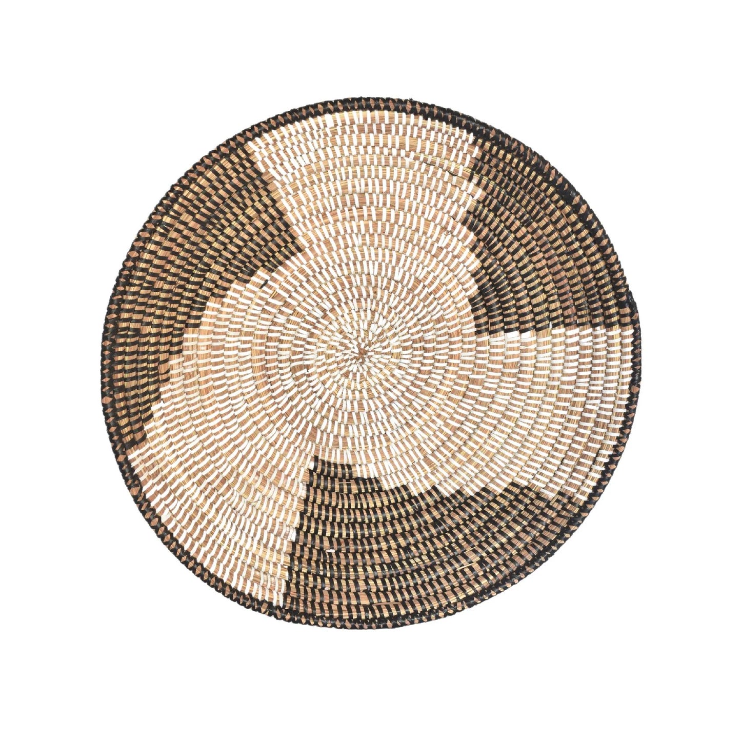 Fele Shallow Basket Black