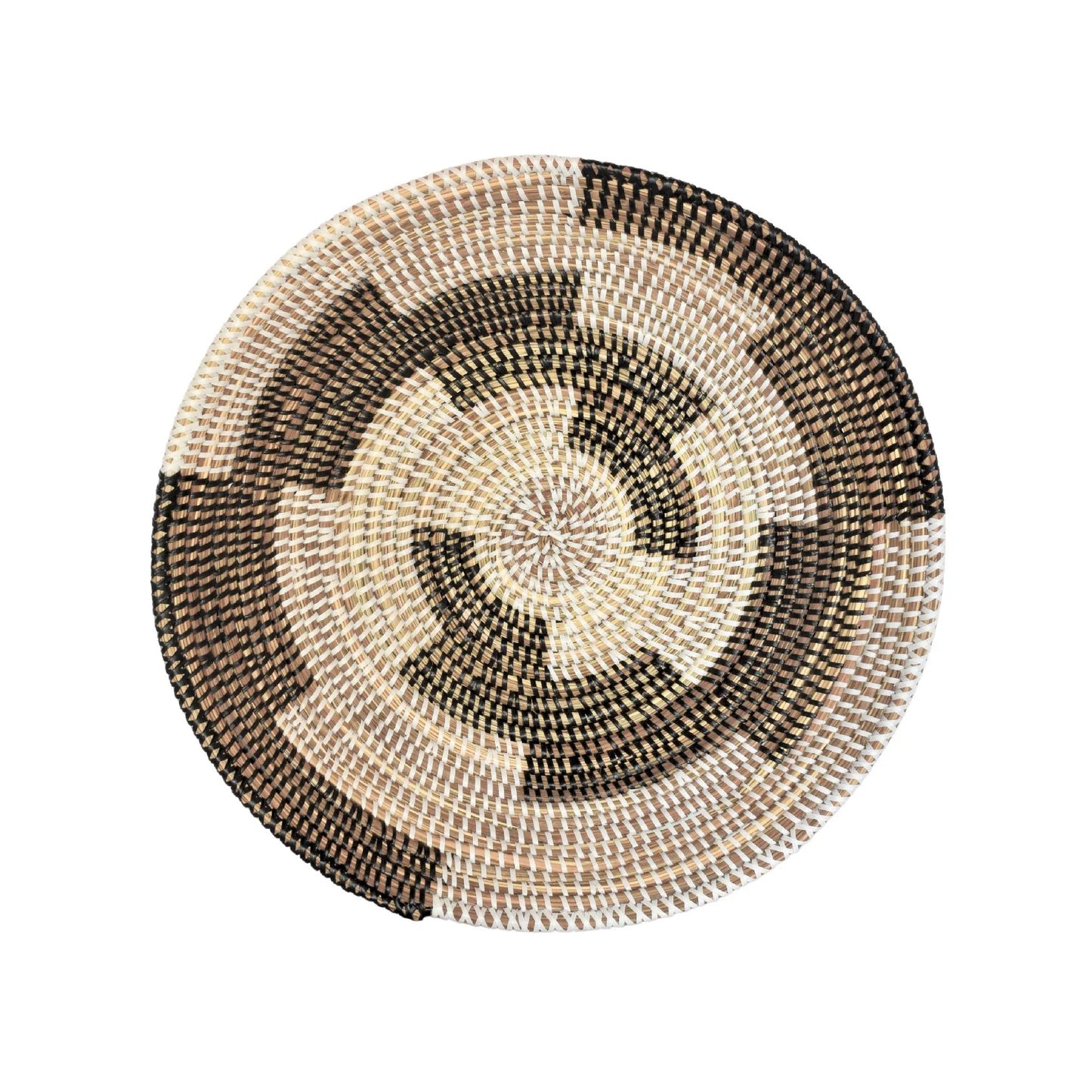 Fele Shallow Basket Black