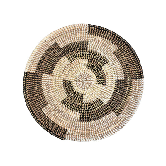 Fele Shallow Basket Black