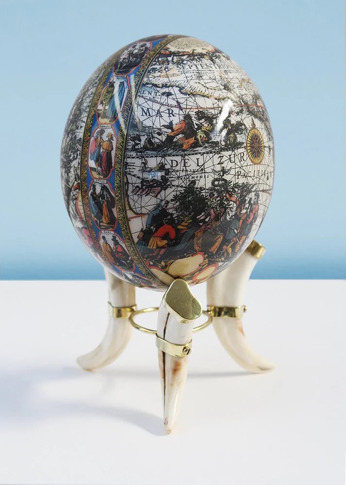 Warthog tusk tripod stand